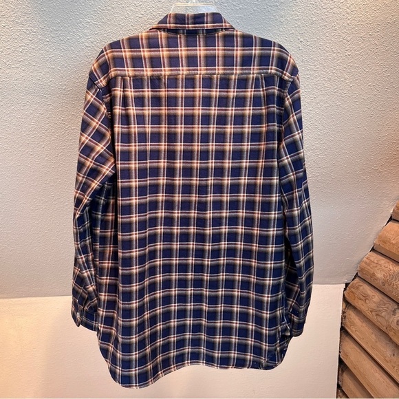 PENDLETON BURNSIDE Cotton Long Sleeve Button Down Shirt w/2 Flap Pickets. Medium - Picture 6 of 10